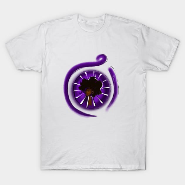 Melanin Medallion T-Shirt by digitaldoodlers